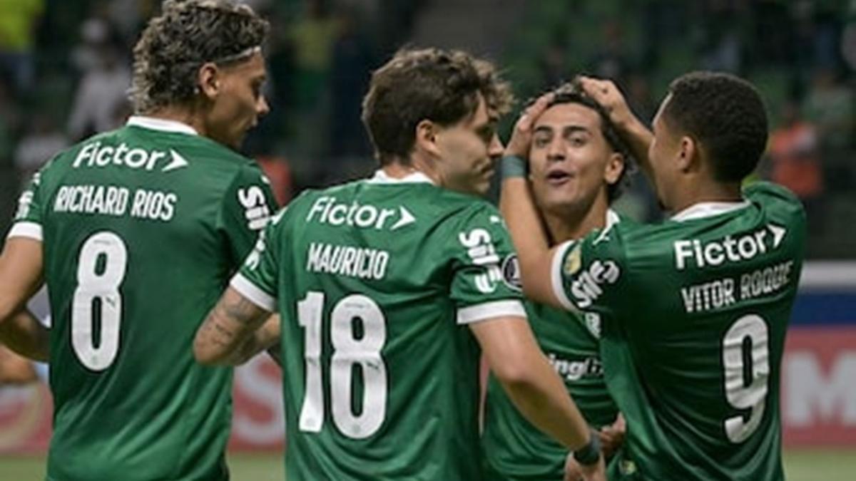 Palmeiras não deu muitas chances ao Bolívar e liquidou a fatura com seis minutos de jogo (Foto/Nelson Almeida AFP/Agência Estado)