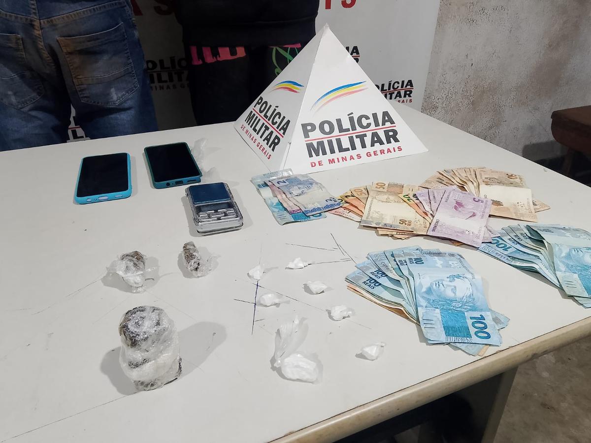 Diversos materiais ligados ao tráfico foram apreendidos. (Foto/Divulgação)