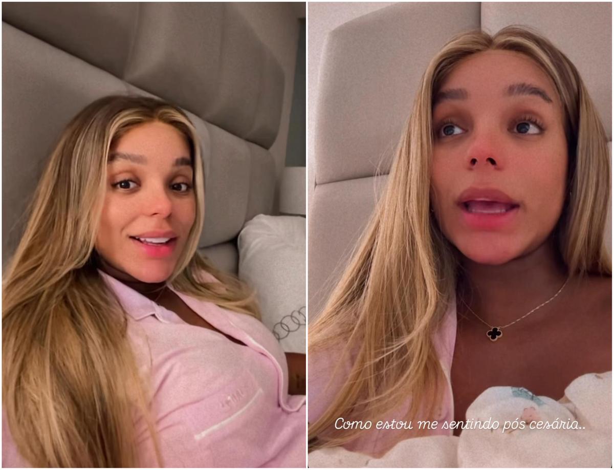 Segundo Brunna, ela fez tudo o que pôde para tentar o parto normal, desde fisioterapia pélvica até pilates (Foto/Reprodução)
