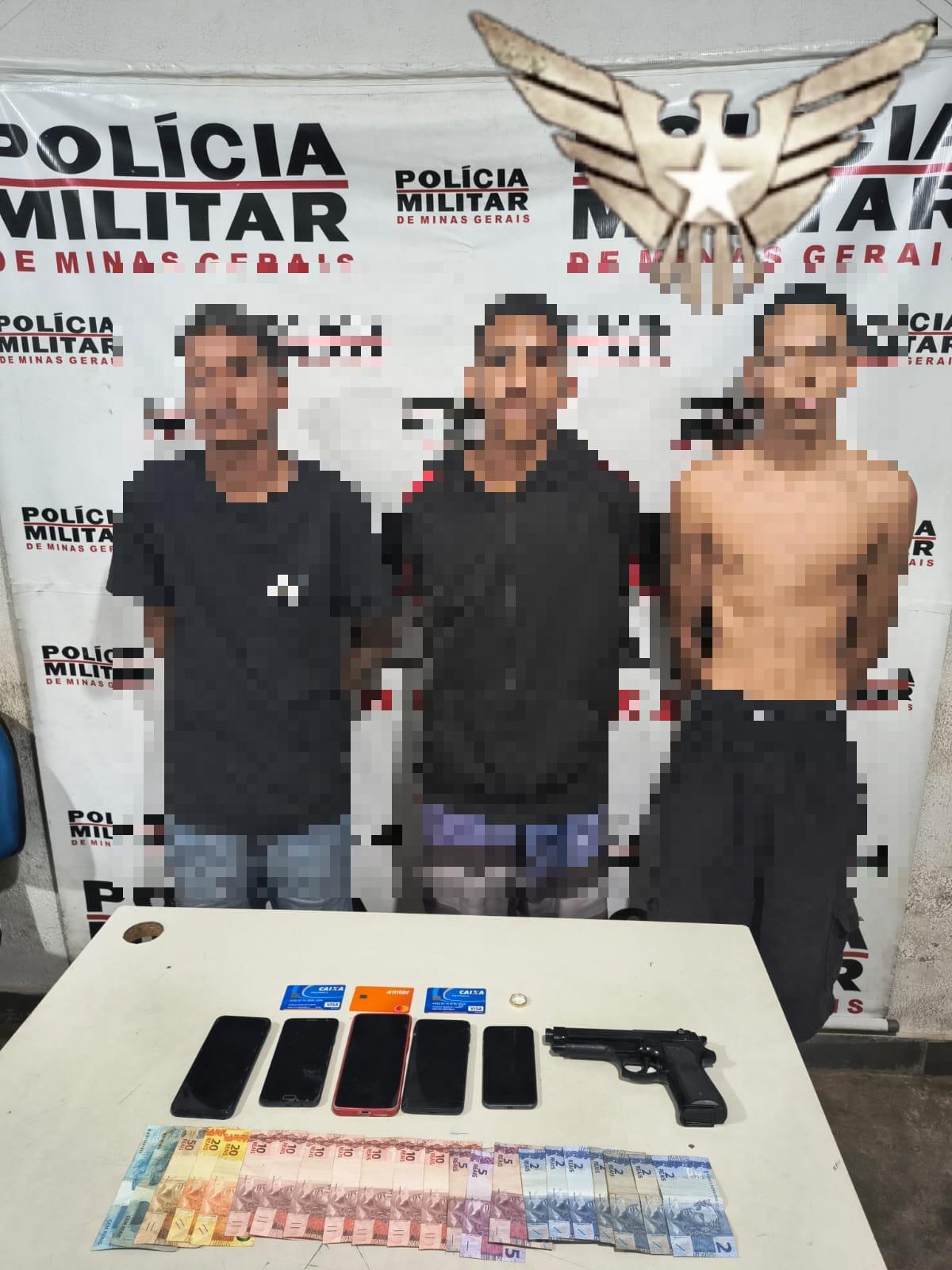 Um caminhonete e outros itens foram roubados pelo trio. (Foto/Divulgação)