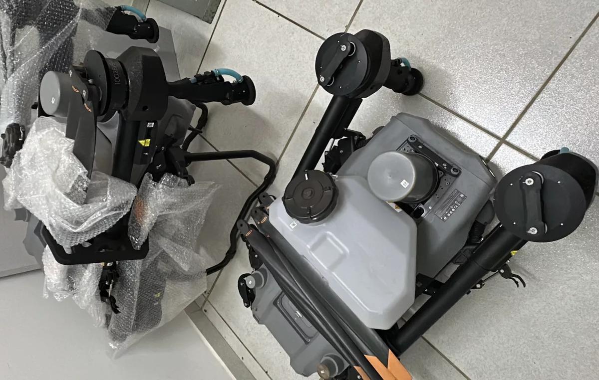 A carga original, composta por 13 drones, foi roubada por uma quadrilha armada que interceptou o caminhão que transportava os equipamentos, oriundos de São Paulo (Foto/Divulgação)
