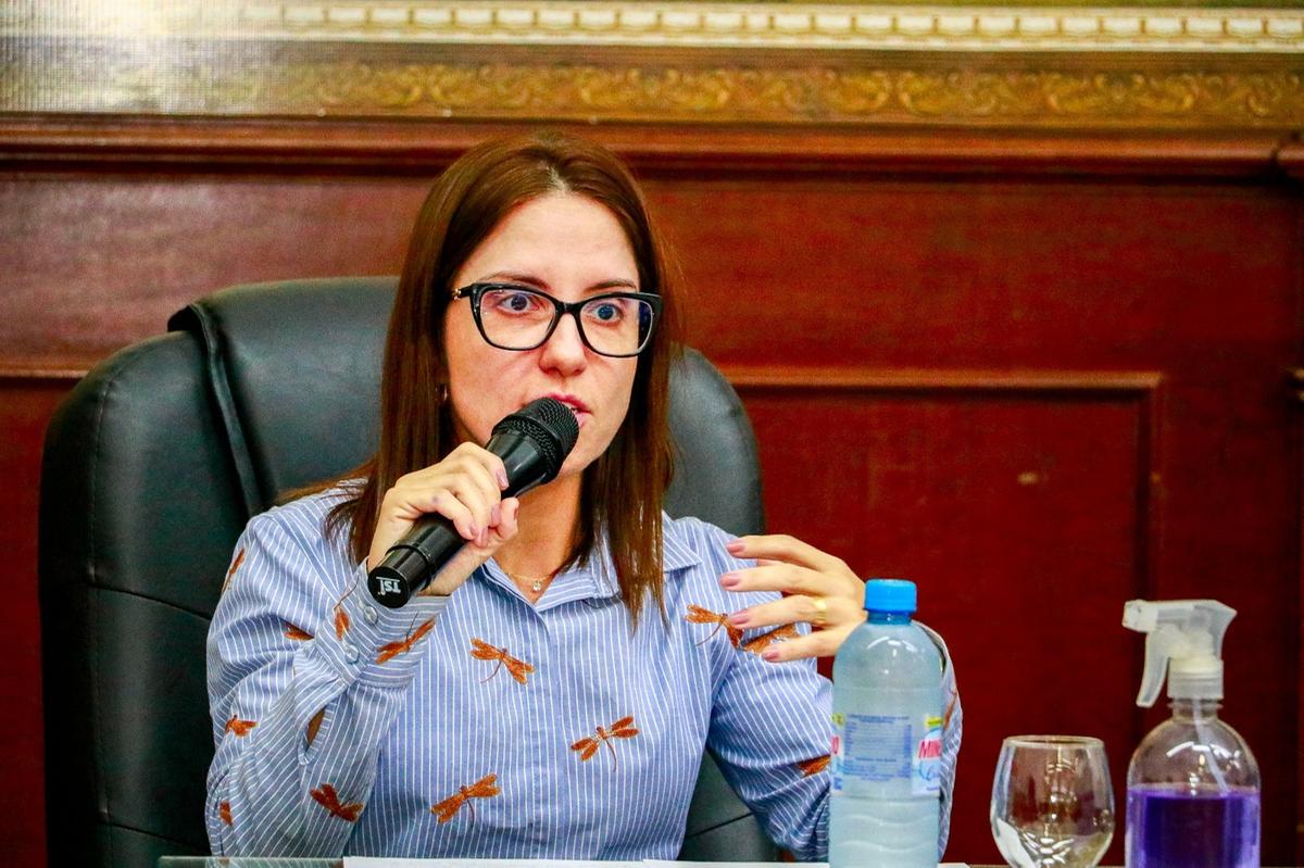 Delegada titular da Delegacia de Orientação e Proteção à Família, Ludimila Perfeito, recomenda atenção dobrada par a prevenção de casos (Foto/Rodrigo Garcia/CMU)
