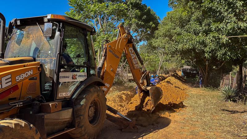 Ao todo serão 1.200 metros de rede que vão levar o abastecimento para os moradores do local (Foto/Divulgação)