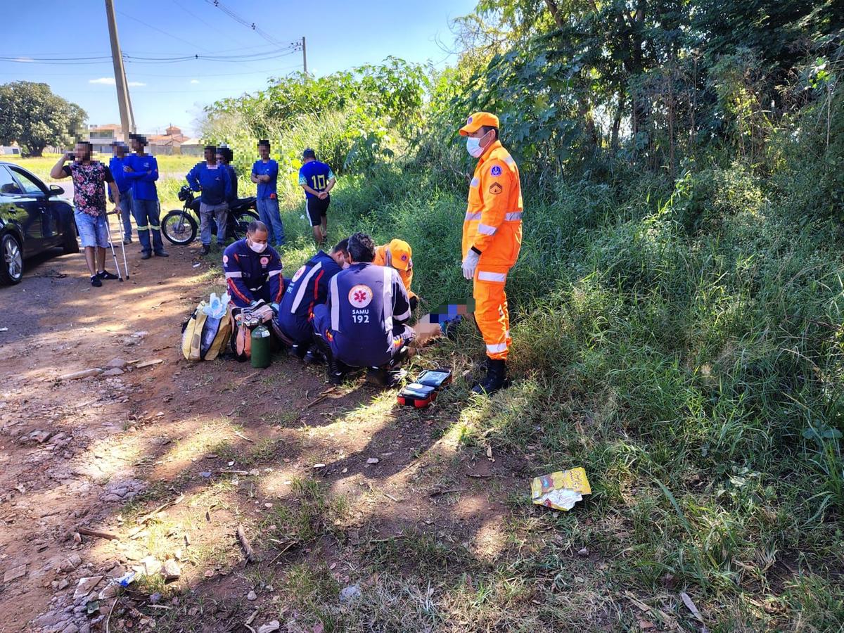 A vítima morreu ainda no local do acidente (Foto/Divulgação/Bombeiros)