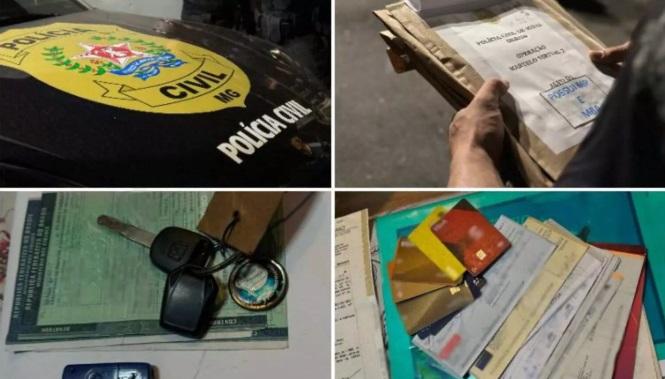 Durante a operação, foram apreendidos documentos, 32 veículos e cerca de R$60 mil, além do sequestro de, aproximadamente, R$18 milhões em bens e valores e o bloqueio de mais de mil contas (FotoDivulgação)