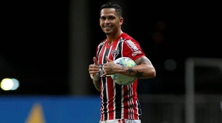 Luciano saiu do banco de reservas para dar a vitória ao São Paulo (Foto/Miguel Schincariol/SPFC)