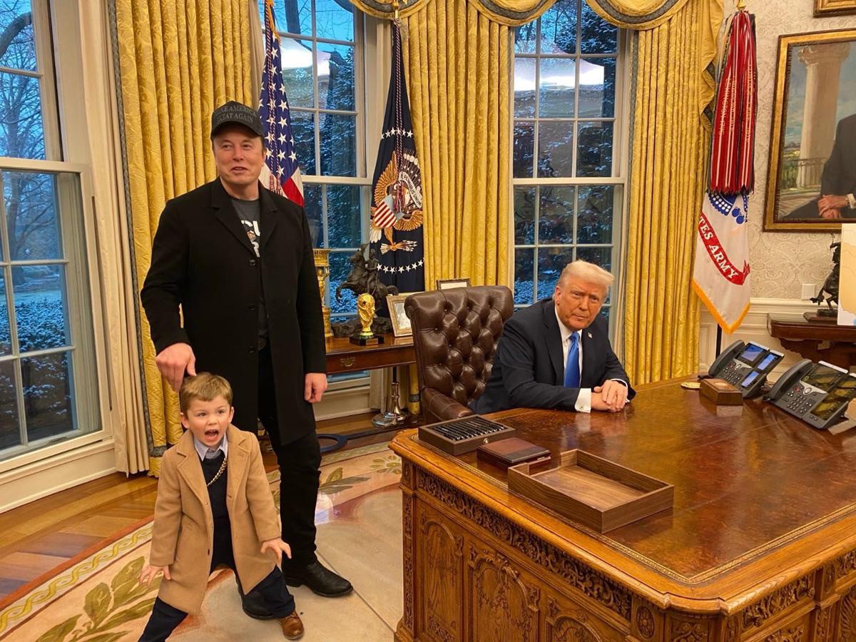 Filho de Elon Muski protagonizou situação inusitada na Casa Branca (Foto/Reprodução/X @elonmusk)