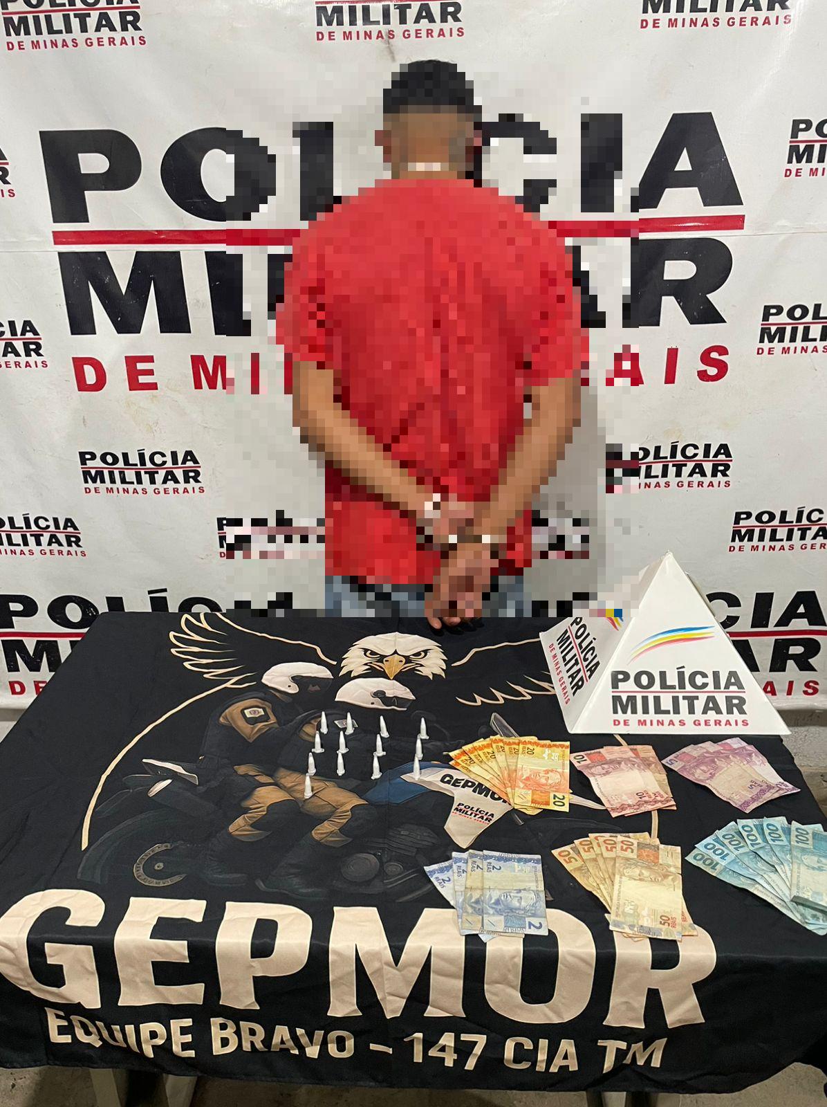 A prisão foi realizada por uma equipe da GEPMOR. (Foto/Divulgação)