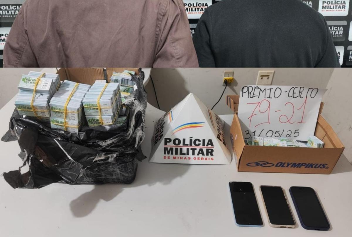 O suspeito comandava um esquema clandestino de bingo na cidade, através da venda de bilhetes do tipo "Prêmio Certo". (Foto/Divulgação)