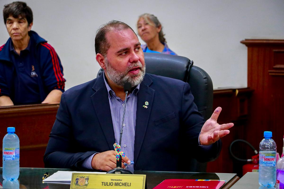 Vereador Tulio Micheli pretende levar uma comitiva de lideranças locais para cobrar as melhorias na BR-050 junto à ANTT em junho (Foto/Rodrigo Garcia/CMU)