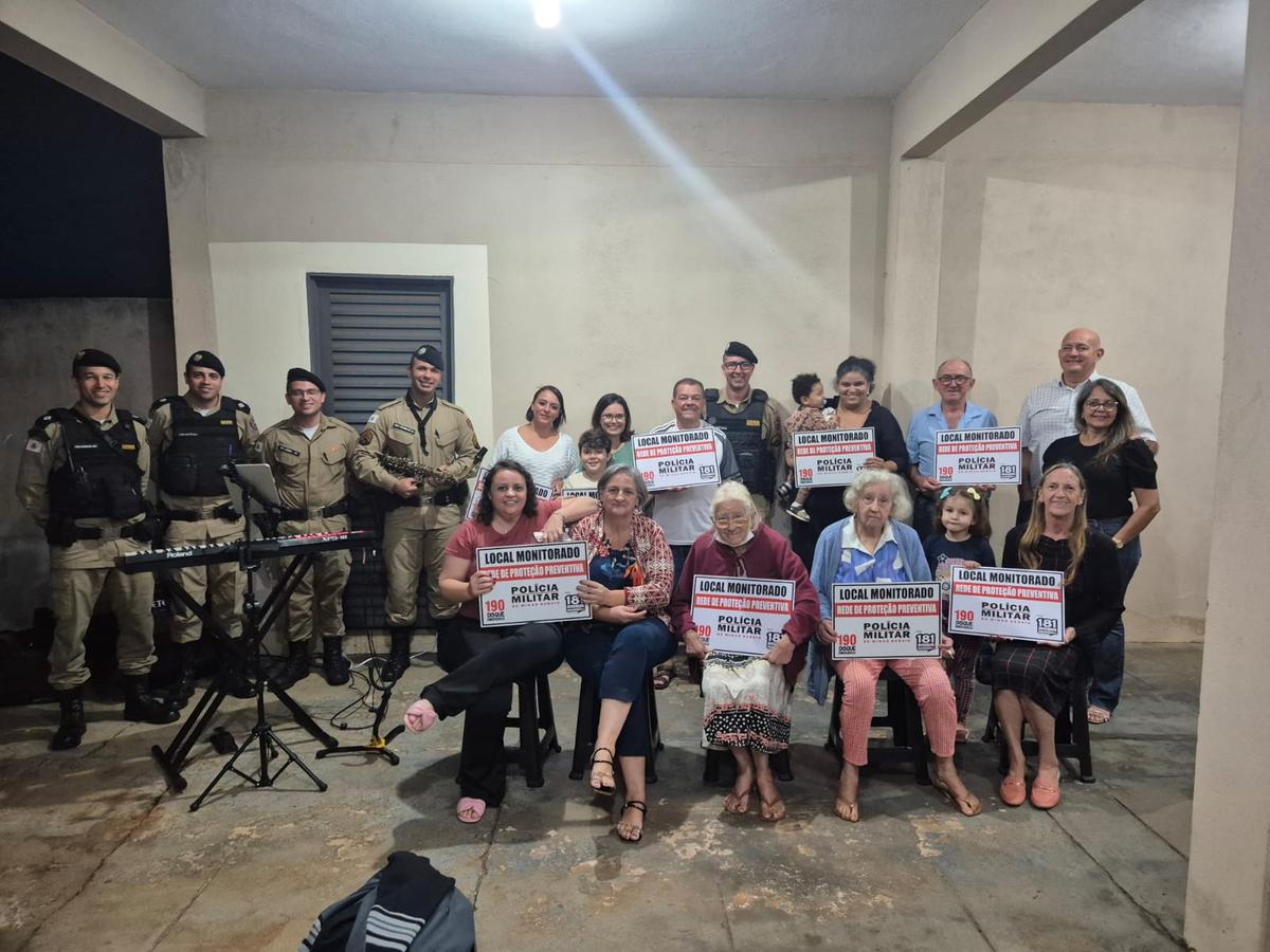 A Rede de Proteção é composta por moradores, comerciantes e instituições locais, que se comunicam de forma rápida e direta com a Polícia Militar por meio de grupos de mensagens e ações conjuntas. (Foto/Divulgação)