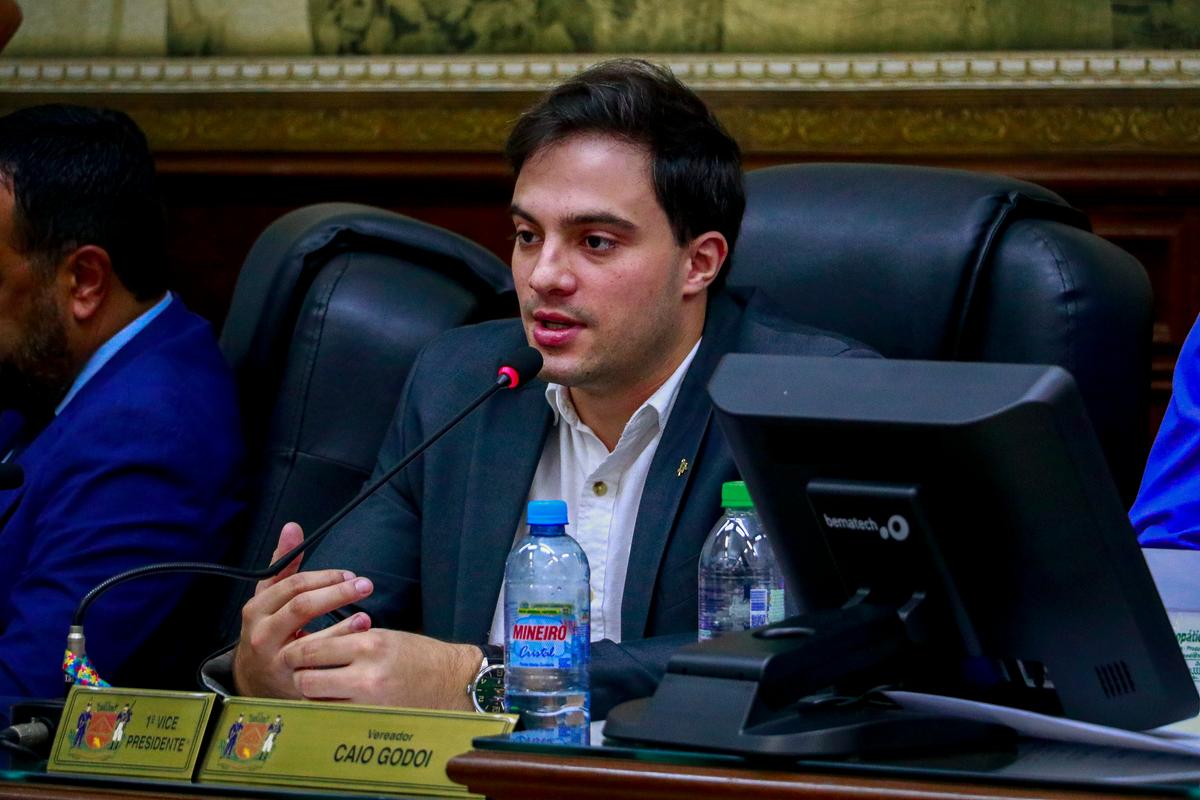 Vereador Caio Godoi diz que atualmente a relação do Executivo com vereadores que não são da base melhorou (Foto/Rodrigo Garcia/CMU)