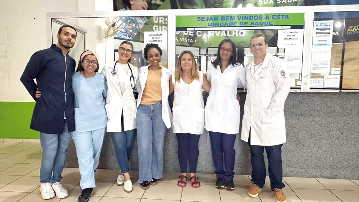 Equipe do CeDengue que está desenvolvendo um trabalho precioso no combate desta doença terrível. Valto, Adriana, Danielle, Edelma, Alessa e Gustavo Obrigado por tanta dedicação! (Foto/Divulgação)