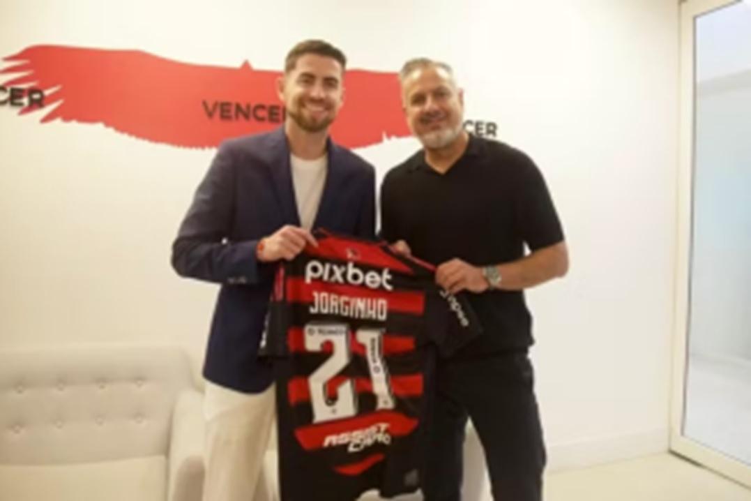 Jorginho vai passar por exames médicos e assinar contrato de três anos com o Flamengo (Foto/Divulgação/Flamengo)