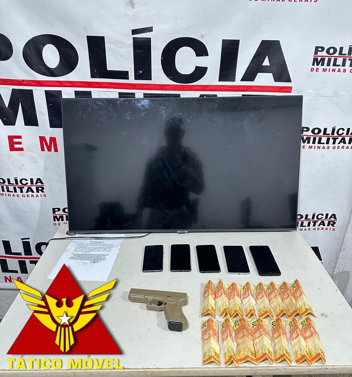 O suspeito estava sendo procurado por envolvimento em um roubo na BR-050, próximo à cidade de Delta, ocorrido no dia 8 de junho. (Foto/Divulgação)