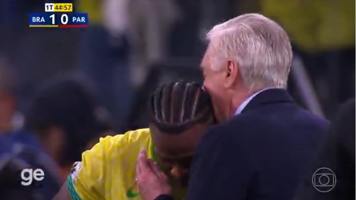 A dupla vitoriosa do Real Madrid, agora na Seleção Brasileira (Foto/Reprodução/TV Globo)
