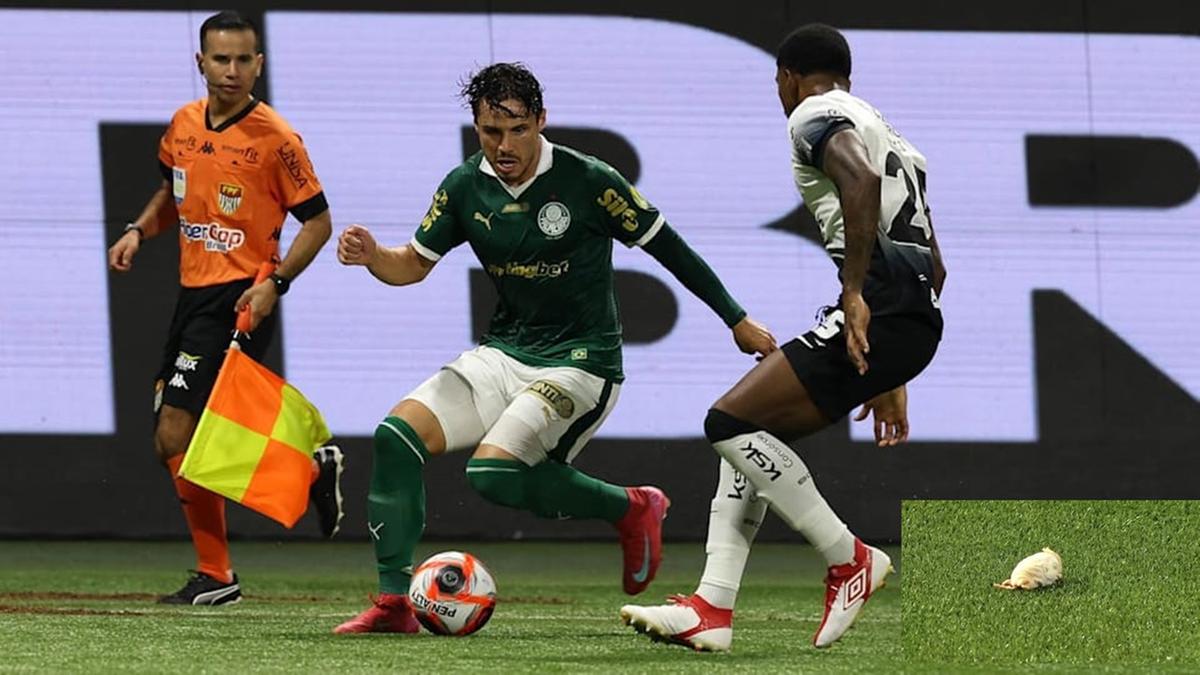 Palmeiras vai pagar R$ 240 mil pelos incidentes ocorridos no clássico com o Corinthians, no Campeonato Brasileiro (Foto/Montagem)