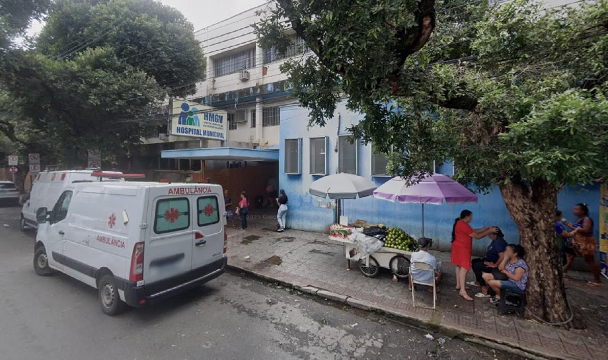 Criança foi levada para o Hospital Municipal de Governador Valadares (Foto: REPRODUÇÃO/GOOGLE STREET VIEW)