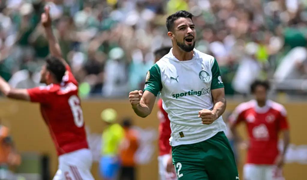 O Palmeiras faz o último jogo da fase de grupos na próxima segunda-feira (23), às 22h (horário de Brasília), contra o Inter Miami (EUA), onde joga o craque argentino Lionel Messi (Foto/Reprodução)
