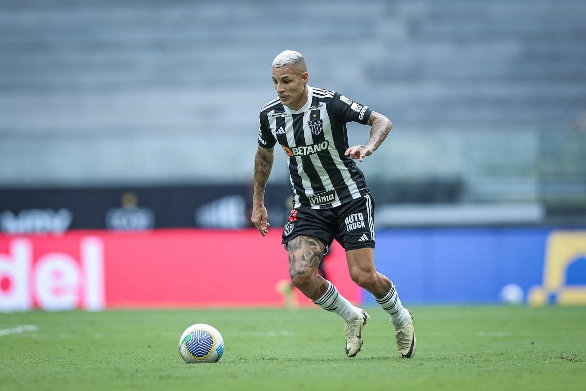 De férias nos EUA, Guilherme Arana teve a casa invadida em BH (Foto/Pedro Souza/Atlético)