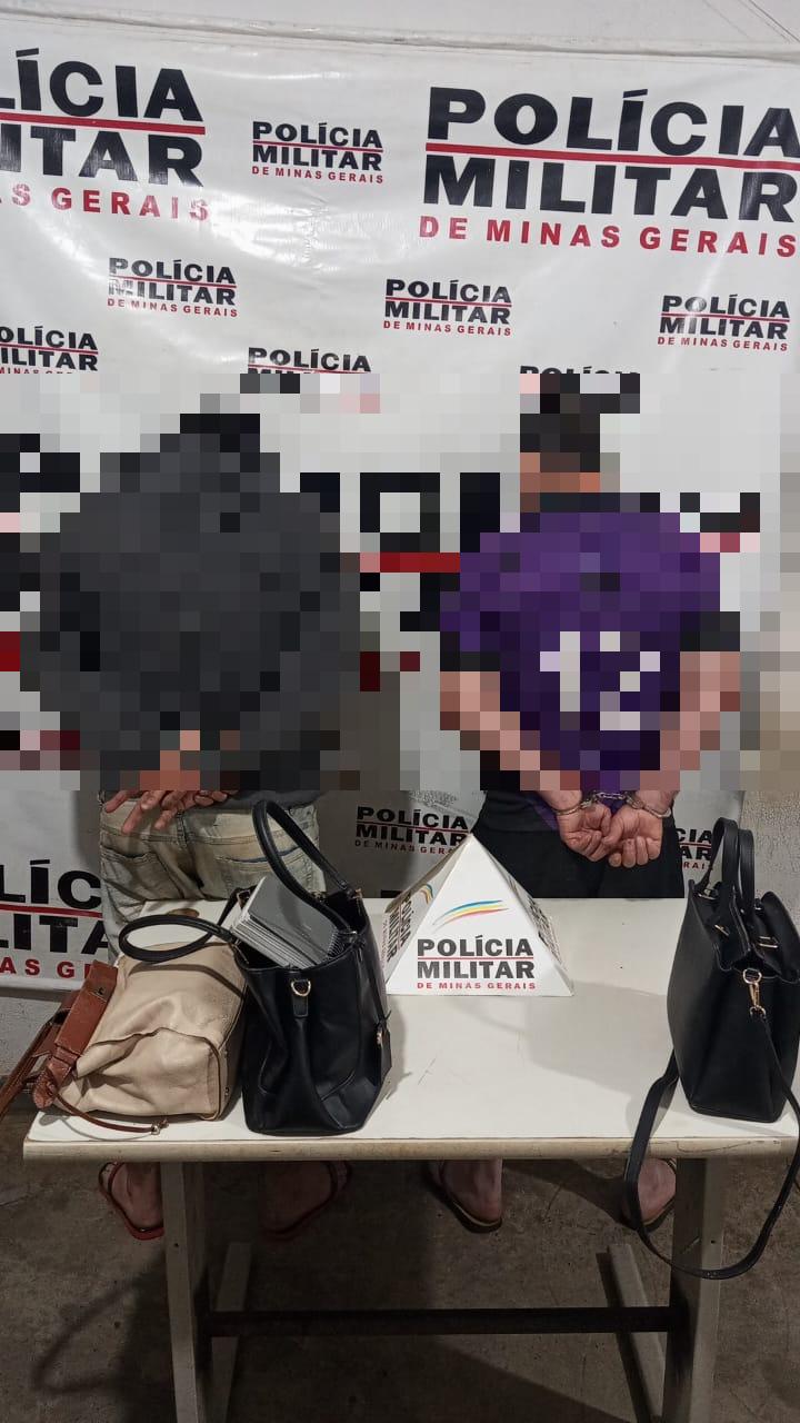 Durante a ocorrência, os militares também apreenderam o veículo utilizado pelos suspeitos. (Foto/Divulgação)