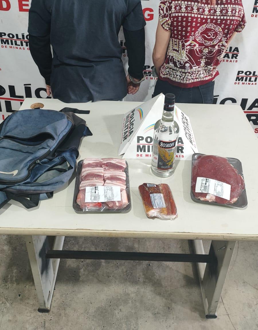 Os suspeitos foram detidos por funcionários até a chegada da Polícia Militar. (Foto/Divulgação)