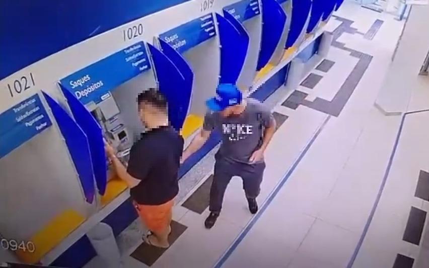 Imagens de câmera de seguraça registraram a ação criminosa (Foto/Divulgação)