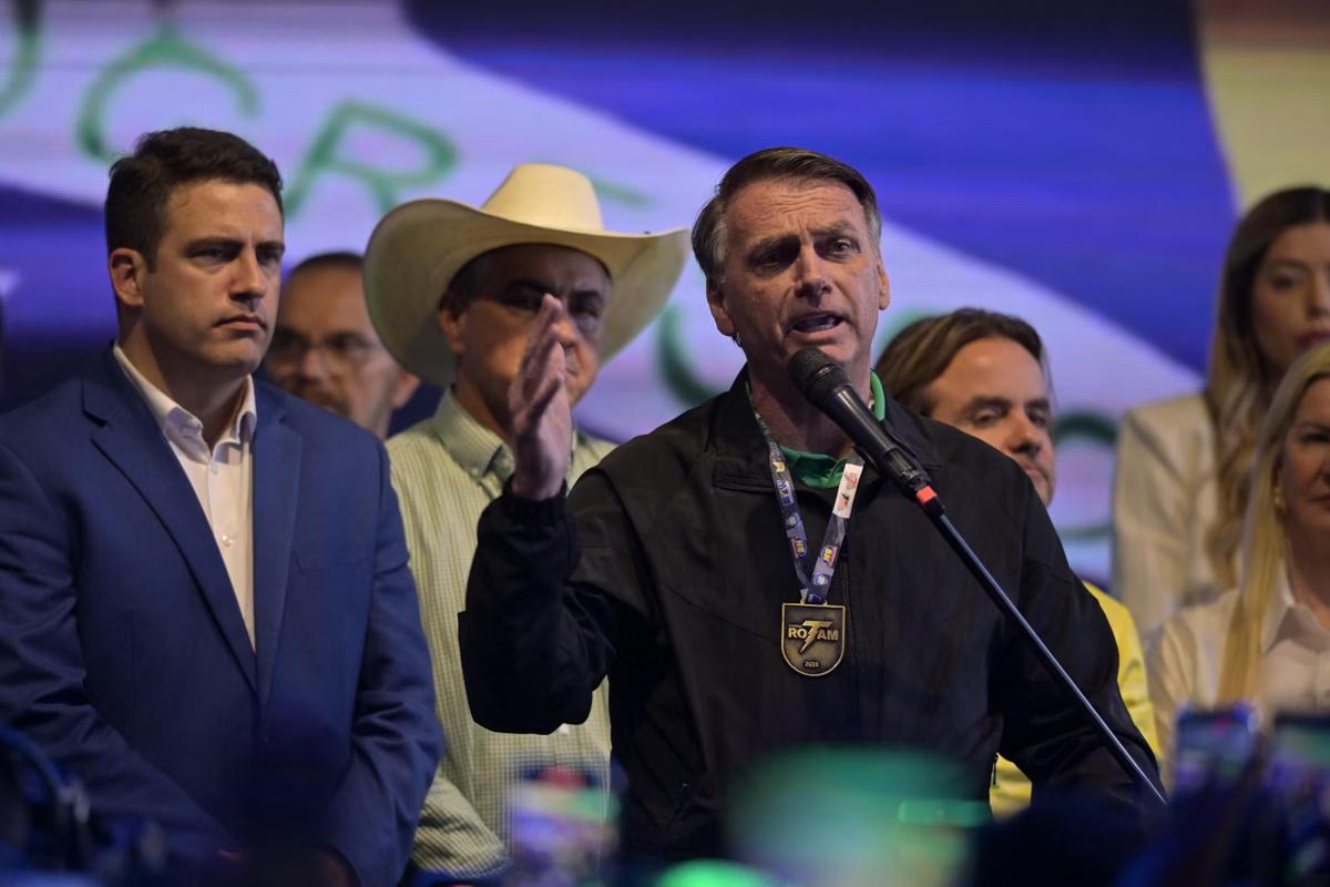 Bolsonaro defendeu a eleição de mais parlamentares pelo PL como forma de fortalecer um eventual próximo governo (Foto/Fred Magno/O TEMPO)