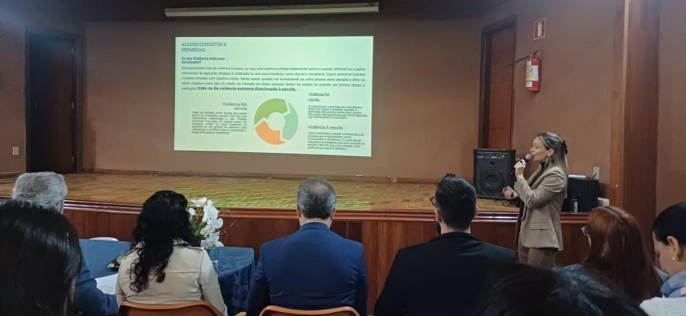 Evento de lançamento do Protocolo de Prevenção à Violência nas Escolas (Foto/Divulgação)