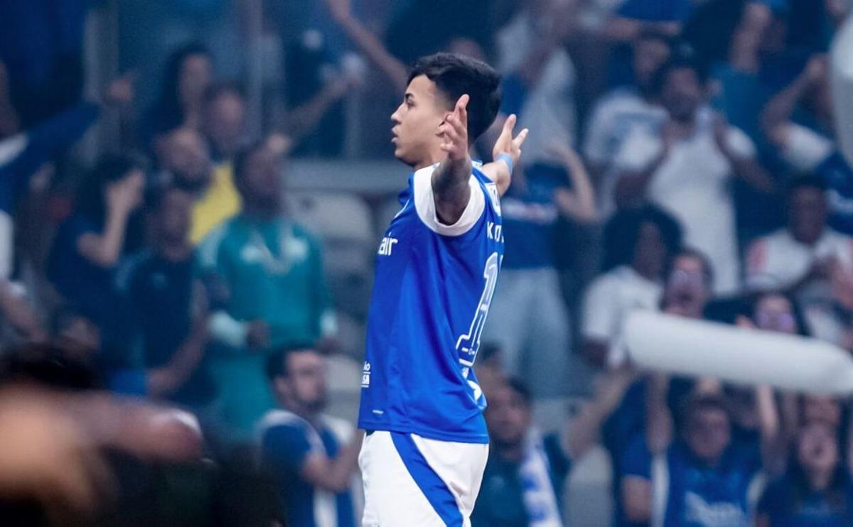 Camisa 19 balançou as redes 10 vezes em 2025 (Foto/Gustavo Aleixo/Cruzeiro)