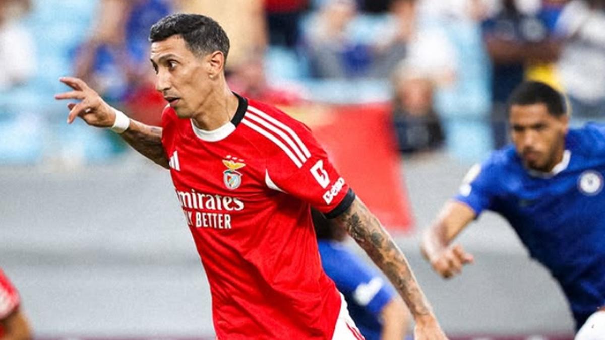 O Benfica se despediu de Di María, que fez seu último jogo com a camisa do clube (Foto/ Instagram Benfica)