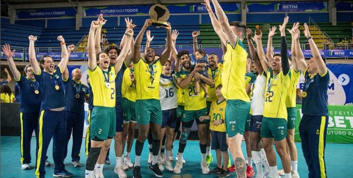 A Seleção Brasileira de Vôlei lidera com 20 pontos, seguido pela Polônia, com 18 (Foto/CBVolei/Gustavo Rabelo/BHFOTO)