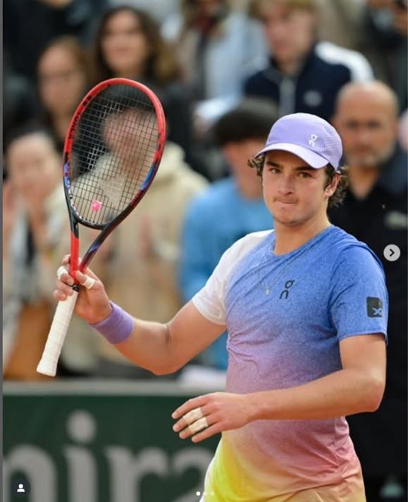 João Fonseca iniciará sua trajetória na chave principal de Wimbledon contra o local Jacob Fearnley, 51º do ranking (Foto/Instagram)