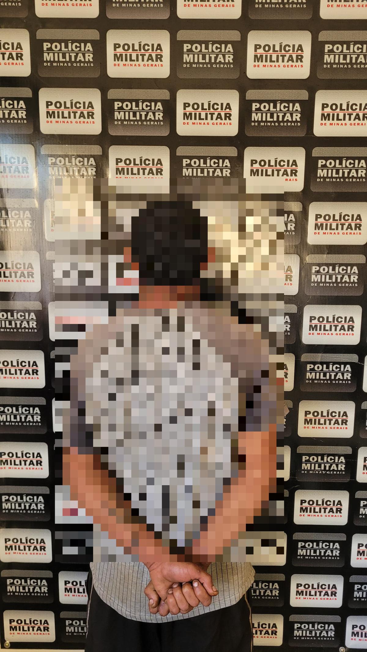 A prisão ocorreu durante a Operação Batida Policial, que contou com o apoio de um policial militar que estava de folga no local. (Foto/Divulgação)
