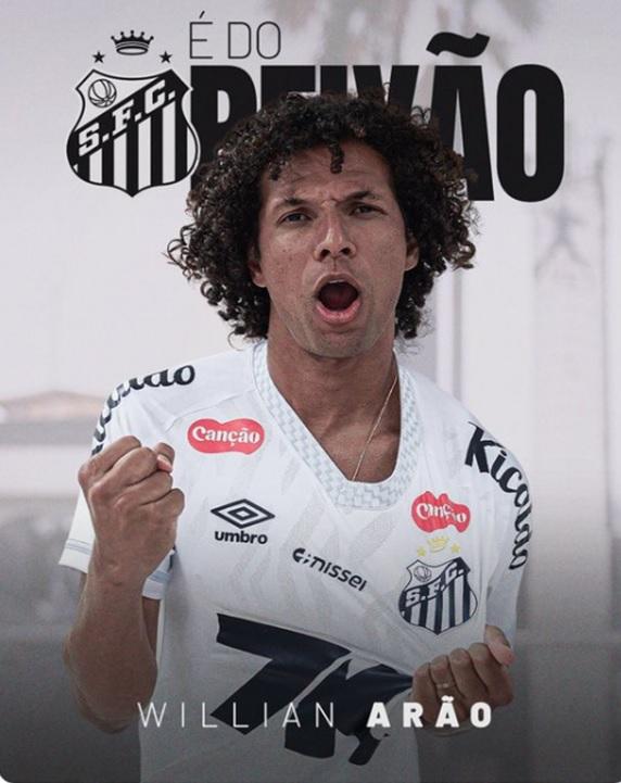 Willian Arão se destacou no Brasil atuando pelo Flamengo, mas estava no futebol europeu desde 2022 (Foto/Reprodução)