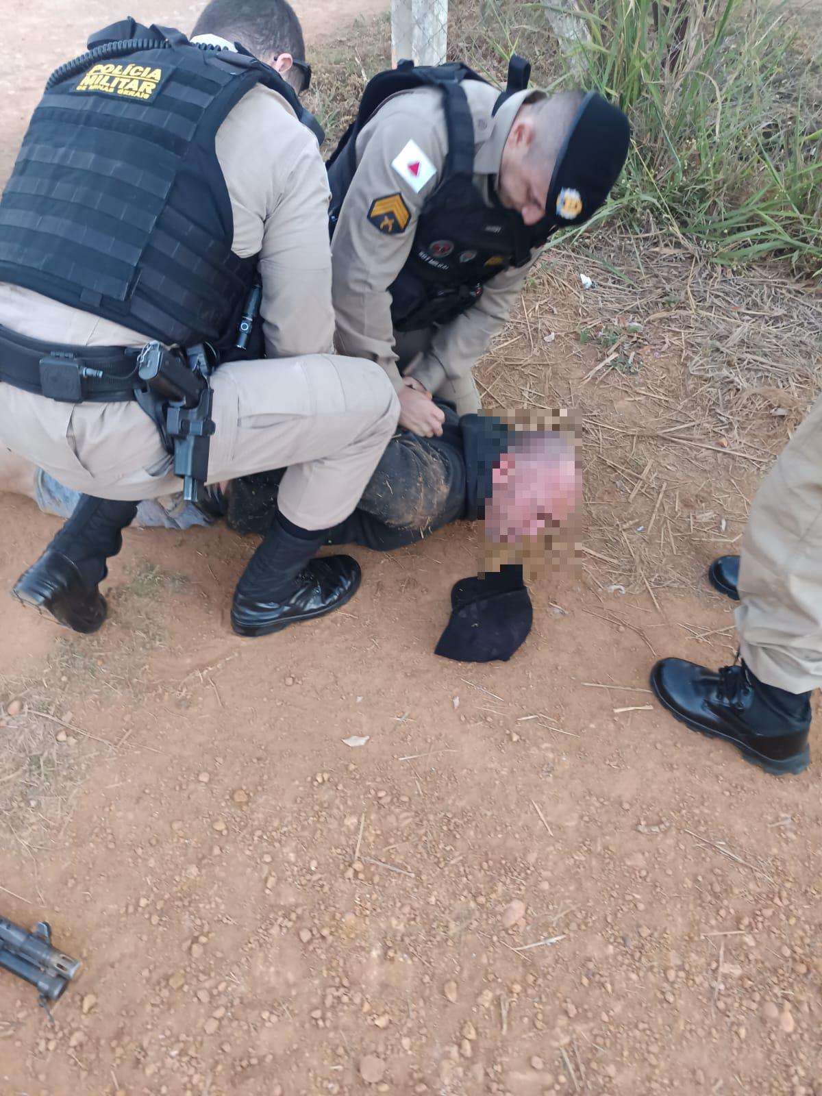 Foragido é caçado e preso com ajuda de drone térmico. (Foto/Divulgação)