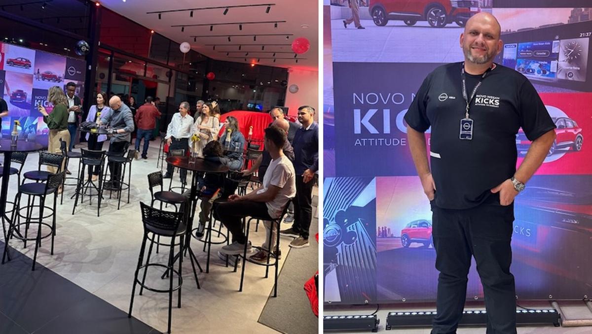 Guilherme Spirandeli comandou o show de apresentação do novíssimo Kicks 2026 na bela agência da Nissan/Keiji em Uberaba (Foto/Arquivo)