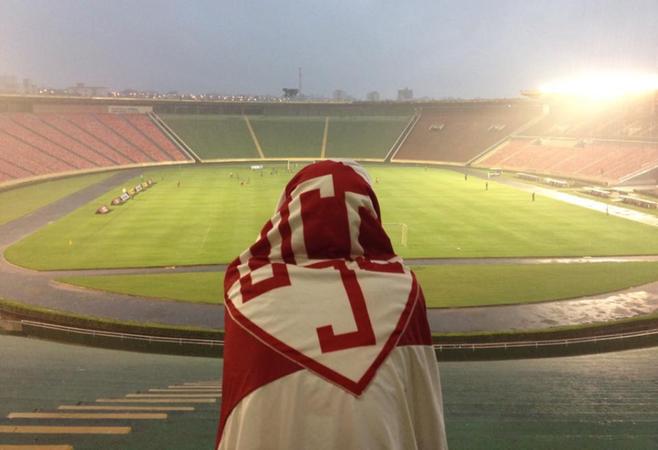 Torcedor solitário simbolizou momentos tristes em campanhas da equipe profissional do USC (Foto/Jamilton Souza)