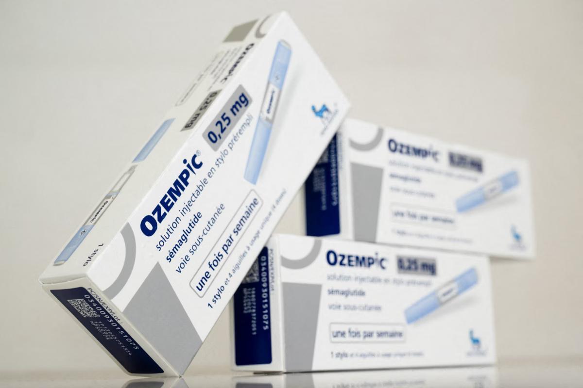 Caixas de Ozempic, remédio para diabetes utilizado também para emagrecimento (Foto/AFP or licensors)