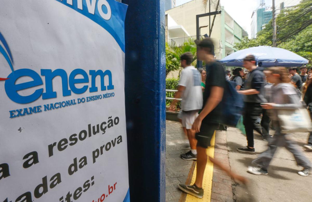 O esquema criminoso aconteceu durante as inscrições do Enem 2024 (Foto/Paulo Pinto/Agência Brasil)