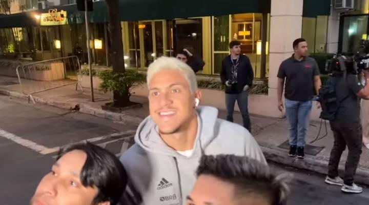 Segundo Filipe Luís, Pedro não vem apresentando disciplina na rotina de treinos da equipe (Foto/Reprodução TV)