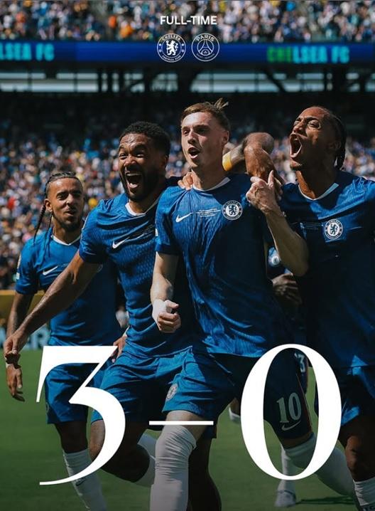 O Chelsea terminou o torneio com apenas um revés, para o Flamengo (Foto/Instagram)