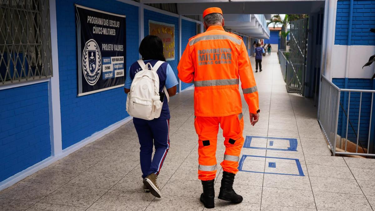 Nove unidades de ensino da rede estadual já fazem parte do Programa das Escolas Cívico-Militares (Foto/Divulgação/Governo de Minas)