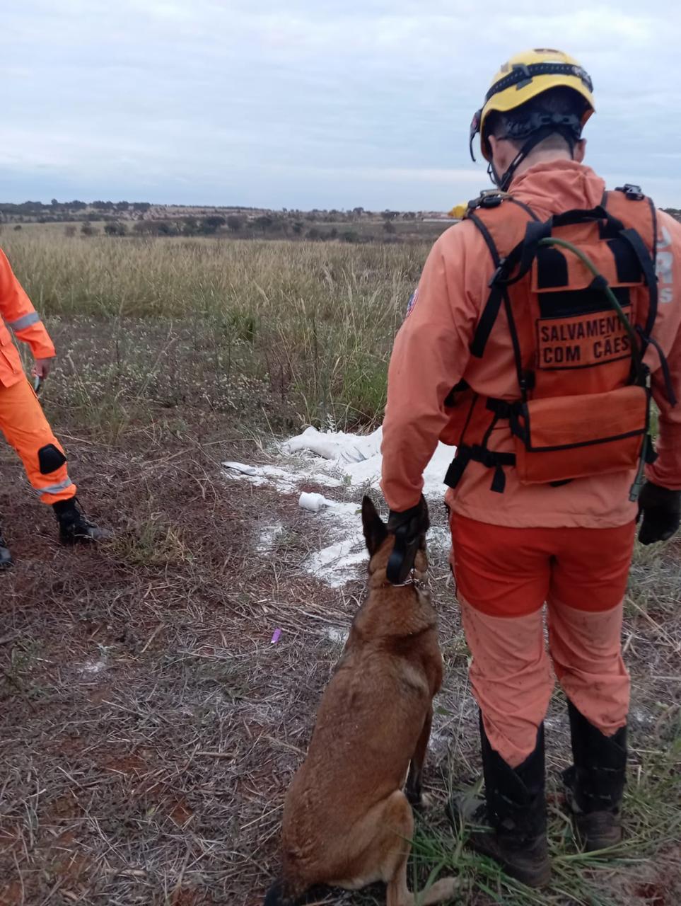 Objetos pessoais encontrados junto ao cadáver sugerem que a vítima seja o caminhoneiro desaparecido, um homem de 40 anos (Foto/Divulgação)