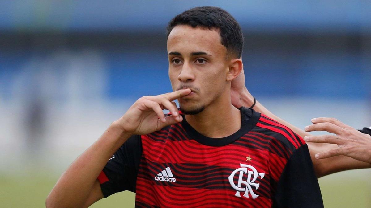 Com apenas 19 anos, Matheus Gonçalves foi o destaque da partida. (Foto/Flamengo/Divulgação)