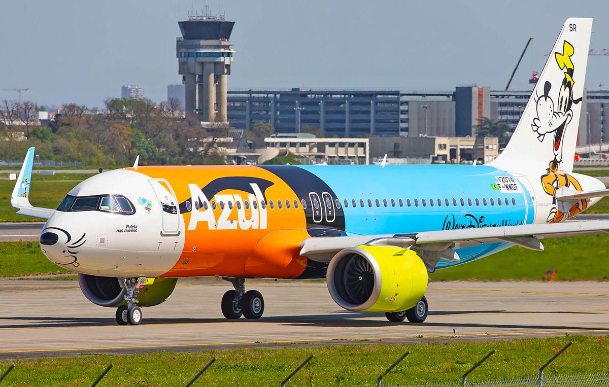 A aeronave é parte da “Frota Mais Mágica do Mundo”, que inclui aviões com os personagens da turma do Mickey. (Foto/Rerpodução)