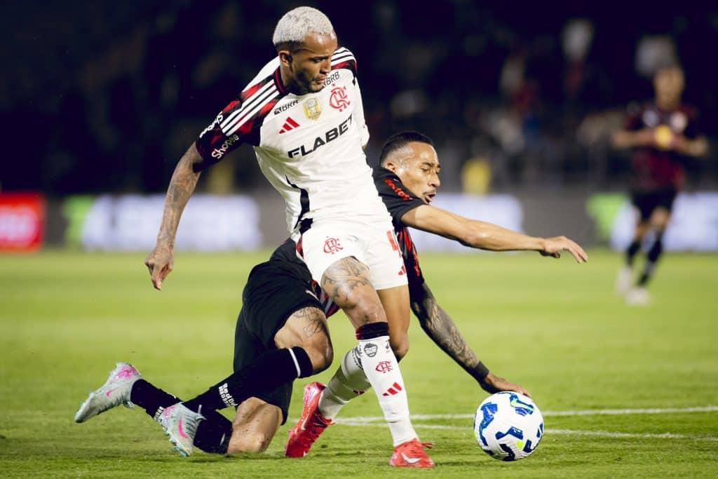 Wesley marcou o gol da vitória carioca (Foto/Adriano Fontes/Flamengo)