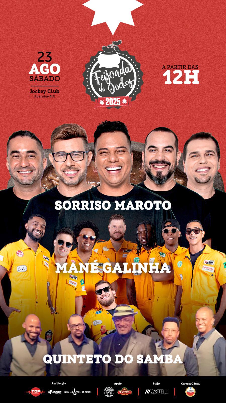 Estamos na contagem regressiva para a melhor Feijoada do Jockey de todos os tempos, você já adquiriu seu ingresso? Corre que ainda dá tempo, nos encontramos lá! (Foto/Reprodução)