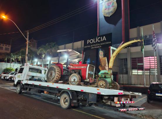 O motorista e outros dois suspeitos — que já haviam prestado serviços na propriedade — foram detidos. (Foto/Divulgação)