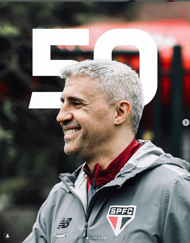Crespo parece ter acertado o time do São Paulo. (Foto/Instagram/Treinador)